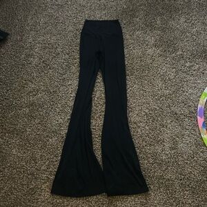 aerie crossover flare leggings size xs